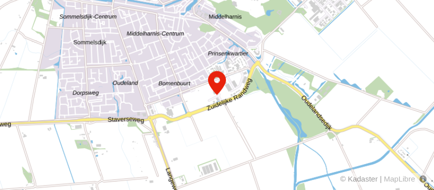 Locatie van Schipper Middelharnis
