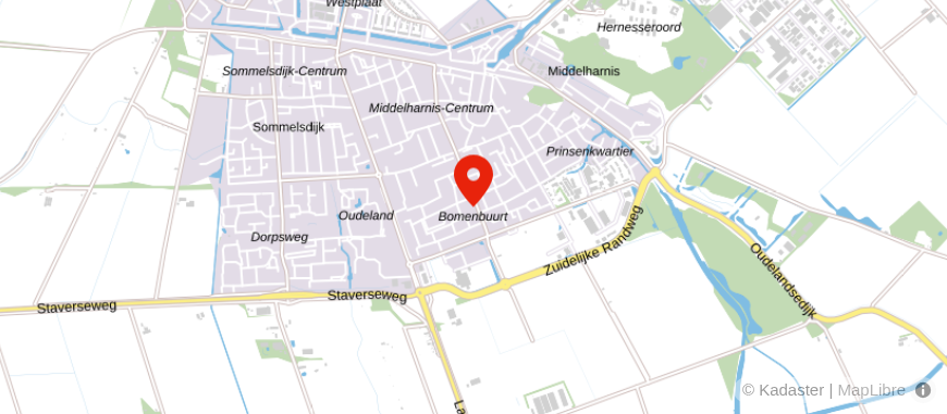 Locatie van Hypotheek Middelharnis