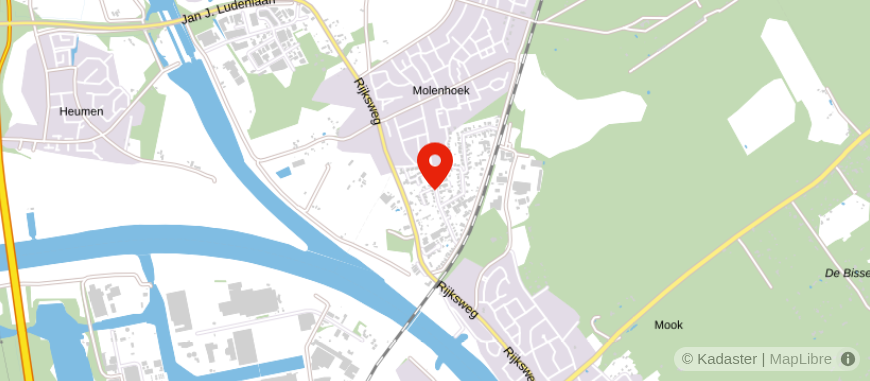 Locatie van Belasting- & Bedrijfsadvieskantoor C. van Weelden