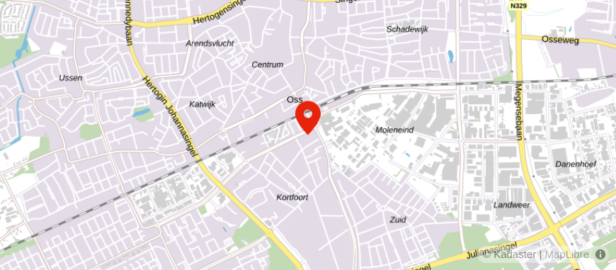 Locatie van Konings Maters
