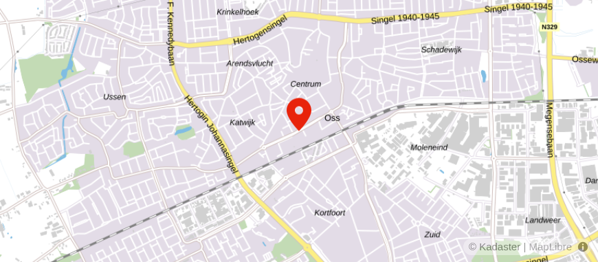Locatie van De Scheidingsplanner Oss