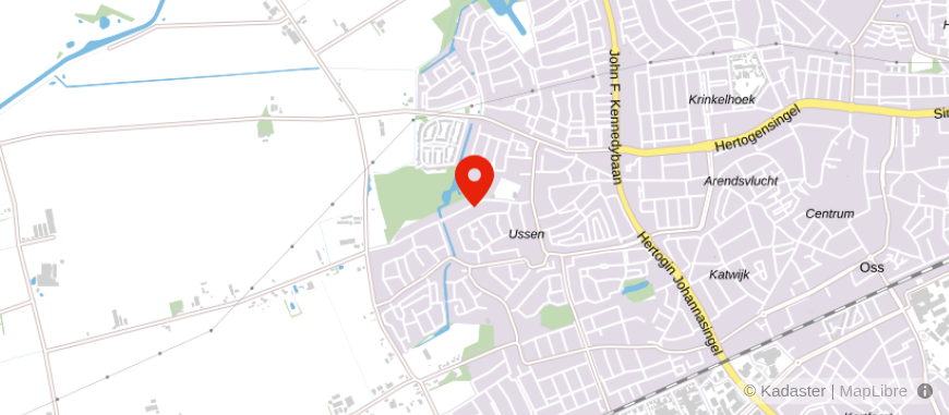 Locatie van VCL adviesgroep Oss B.V.