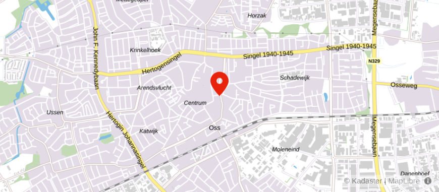 Locatie van De Hypotheker Oss