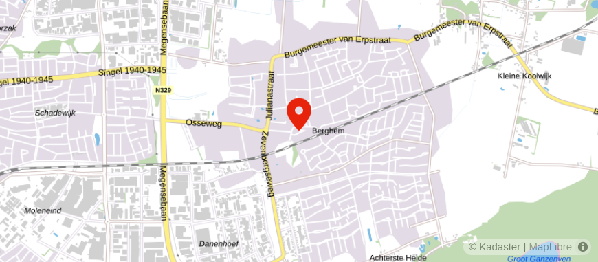 Locatie van Hendriks van Bergen & Smulders