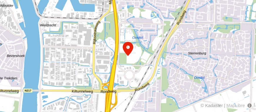 Locatie van aaff Dordrecht