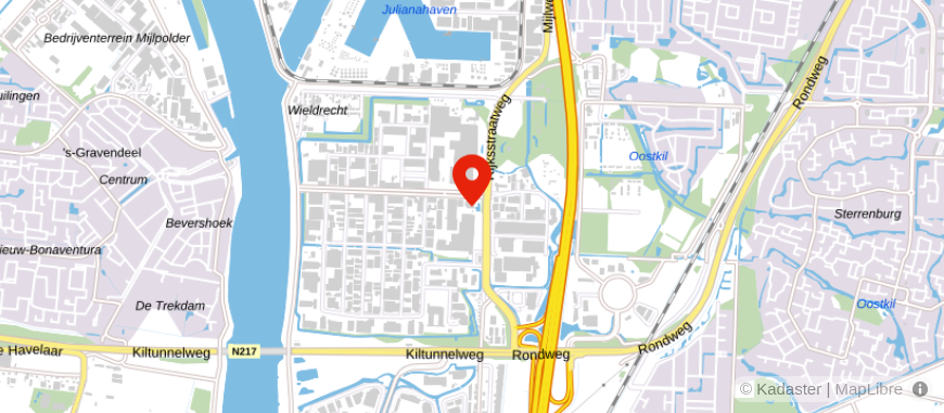 Locatie van Waaijers + Partners