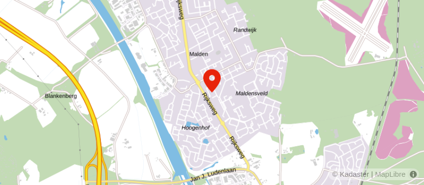 Locatie van Tijssen cs Accountants en Belastingadviseurs