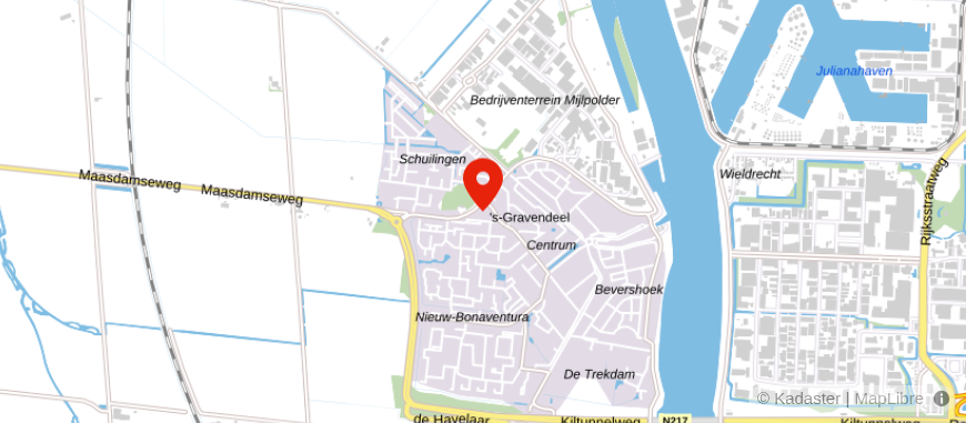 Locatie van P&MKooy accountants & belastingadviseurs