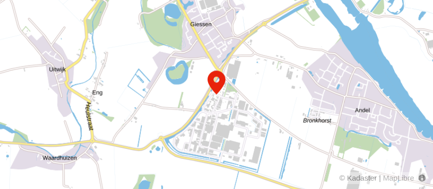 Locatie van Geld en Gezin Altena