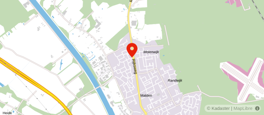 Locatie van Van Eldik & Van Eldik Notarissen
