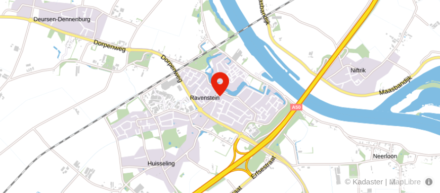 Locatie van Veldsink - Van Peufflik