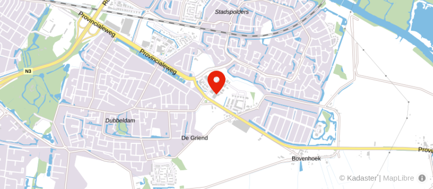 Locatie van Pensioendesk Drechtsteden