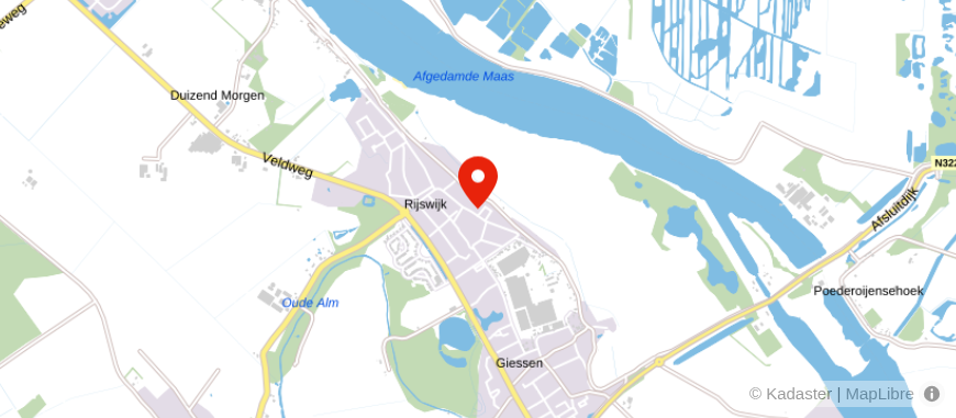 Locatie van Van der Nat financiële Diensten