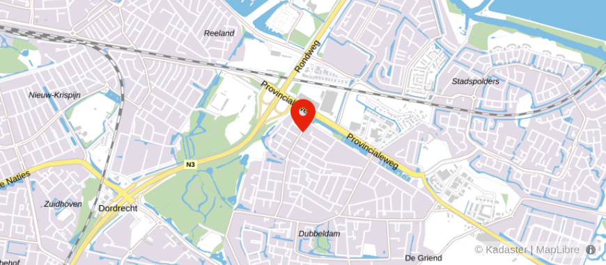 Locatie van De Scheidingsplanner Dordrecht