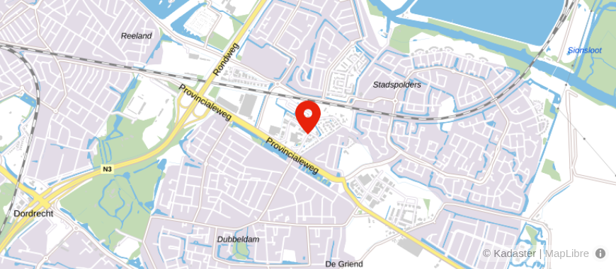 Locatie van Credion Dordrecht