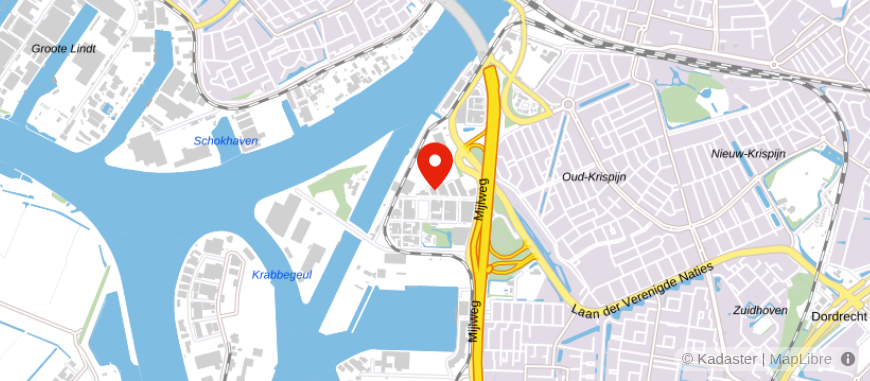 Locatie van Donker & De Kruijter