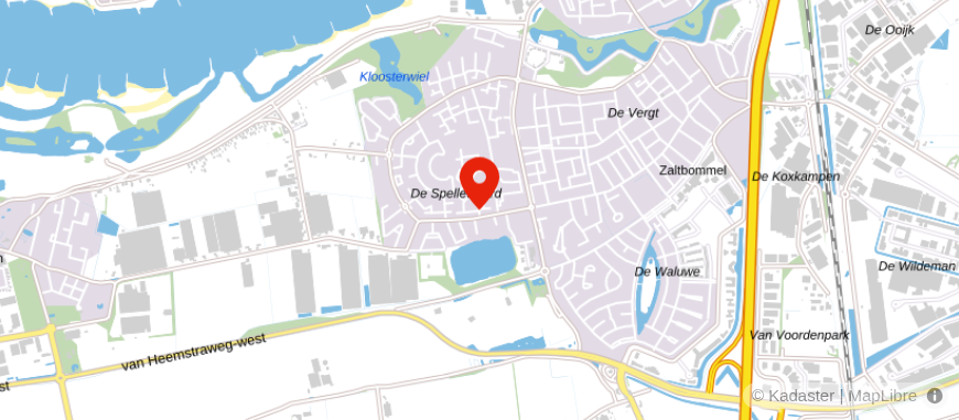 Locatie van Administratiekantoor Redering