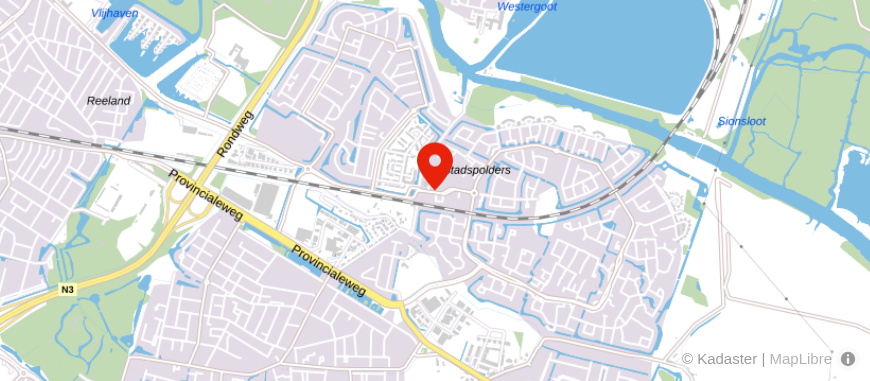 Locatie van De Hypotheker Dordrecht Stadspolders