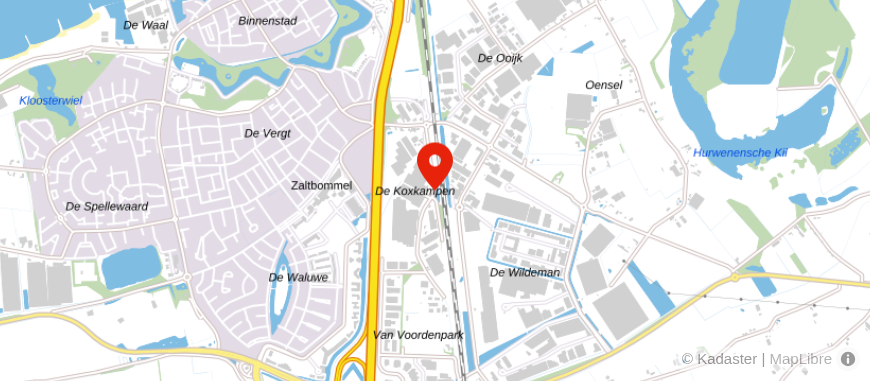 Locatie van Goesten & Opdam