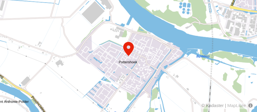 Locatie van Huiskamer Hypotheken Dordrecht