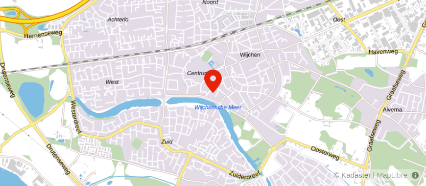 Locatie van Bruggink & van Beek notarissen