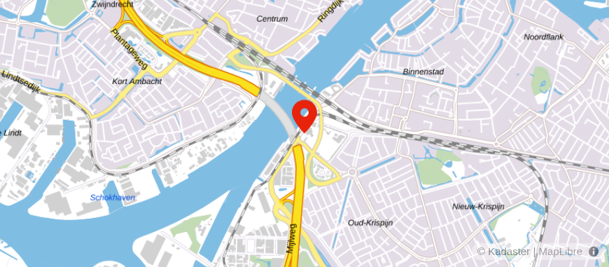 Locatie van Ten Raede Groep