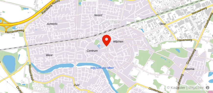Locatie van De Hypotheekshop Wijchen