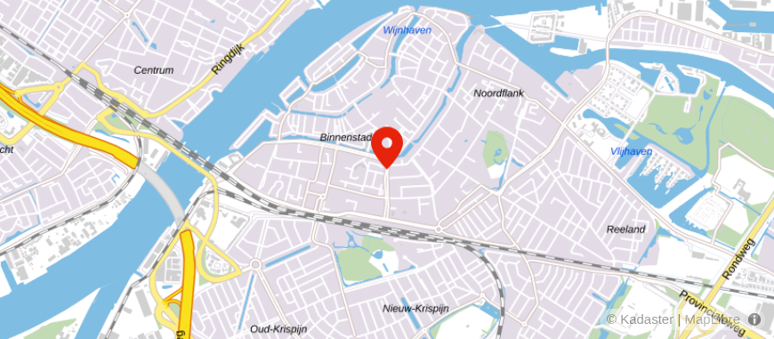 Locatie van De Hypotheekshop Dordrecht Centrum