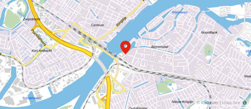 Locatie van Financieel Fit | Dordrecht