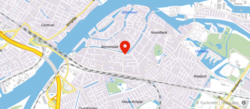 Locatie van Ooms Financieel Adviseurs Dordrecht