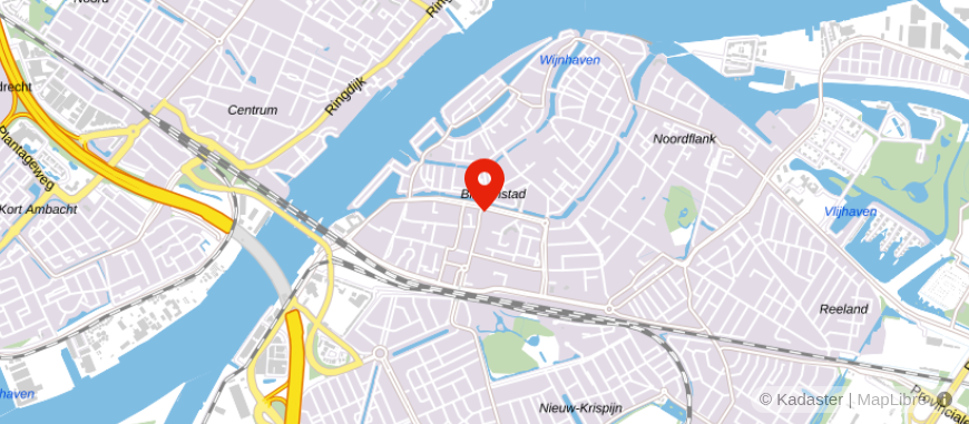 Locatie van Fidus Dordrecht