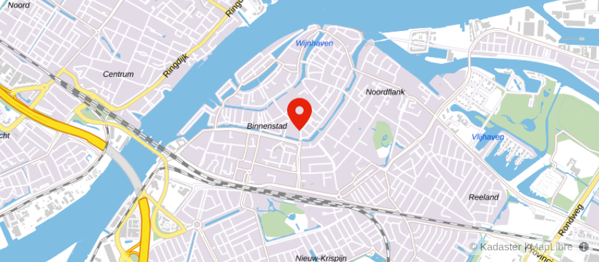 Locatie van ING Bank Dordrecht