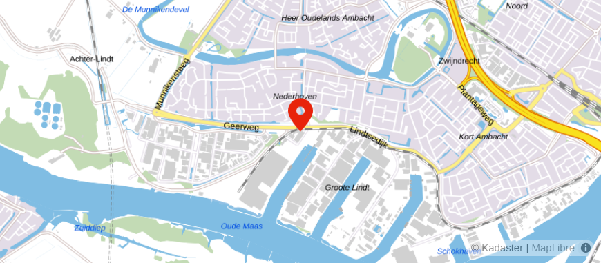 Locatie van Blauw Assurantiën