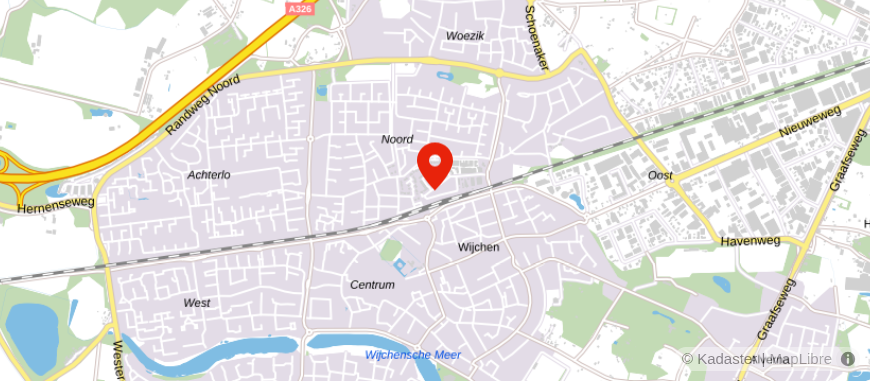 Locatie van Financieel Fit | Wijchen