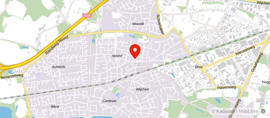 Locatie van Hypotheek Visie Wijchen
