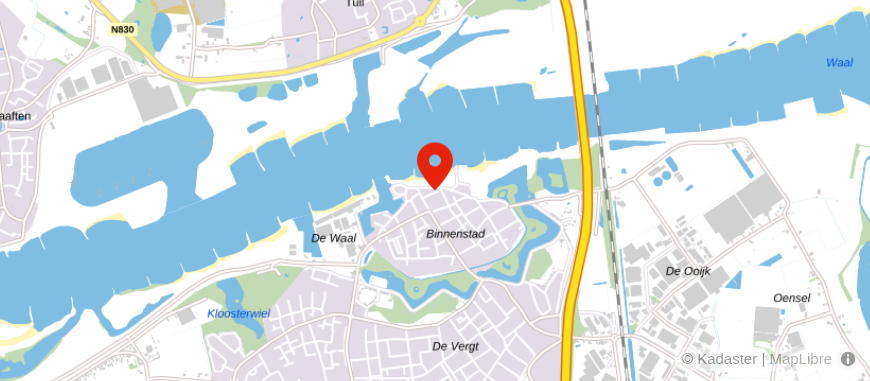 Locatie van Vast Goed Maatschappij Van Rossum