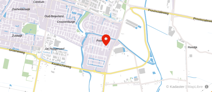 Locatie van Hoogmoed Pensioenadvies