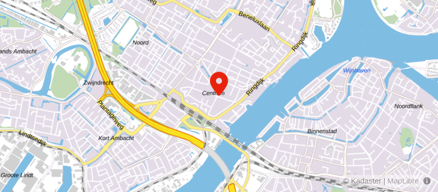 Locatie van Schorn & Partners Accountants