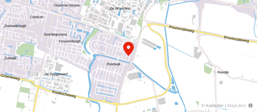 Locatie van Financiële Meesters Hoeksche Waard