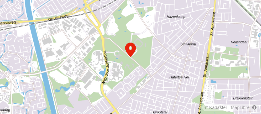 Locatie van DELA regio Nijmegen