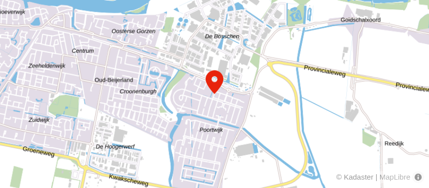 Locatie van Financieel Fit | Hoeksche Waard