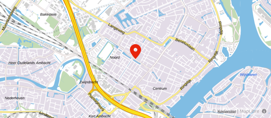 Locatie van De Mooij makelaardij