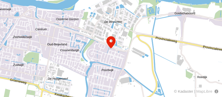 Locatie van Hofmeester en Partners