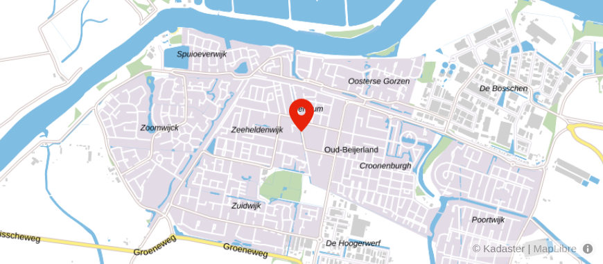 Locatie van GeldXpert Oud-Beijerland