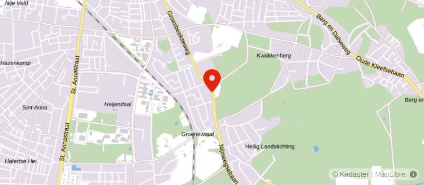 Locatie van Klopper & Kramer Uitvaartcentrum Oud-Mariënboom