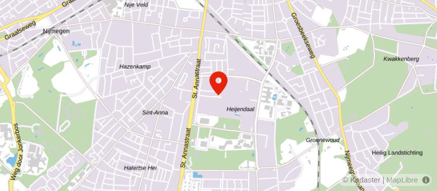 Locatie van Aon Nijmegen / RadboudUMC