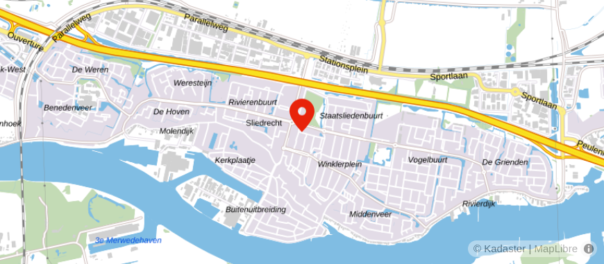 Locatie van De Drechtstreek