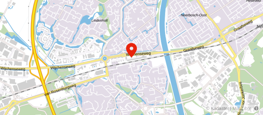 Locatie van De Hypotheker Nijmegen Dukenburg