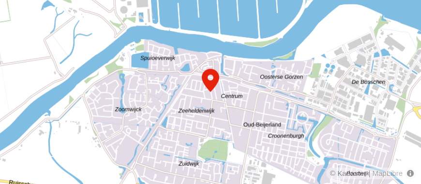 Locatie van De Hypotheekshop Oud-Beijerland