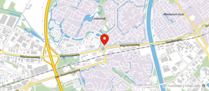 Locatie van Pensioendesk Nijmegen